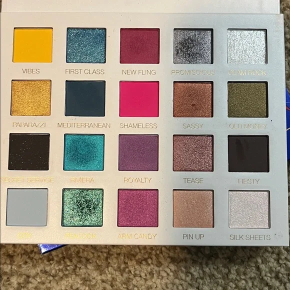 🌈 SCOTT BARNES Lot Colour Bomb Tequila Sunrise Palette Body Bling Platinum